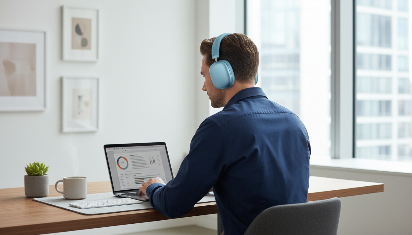 Auriculares Bluetooth Over Ear — Sonido Premium, Comodidad Total, Libertad Inalámbrica