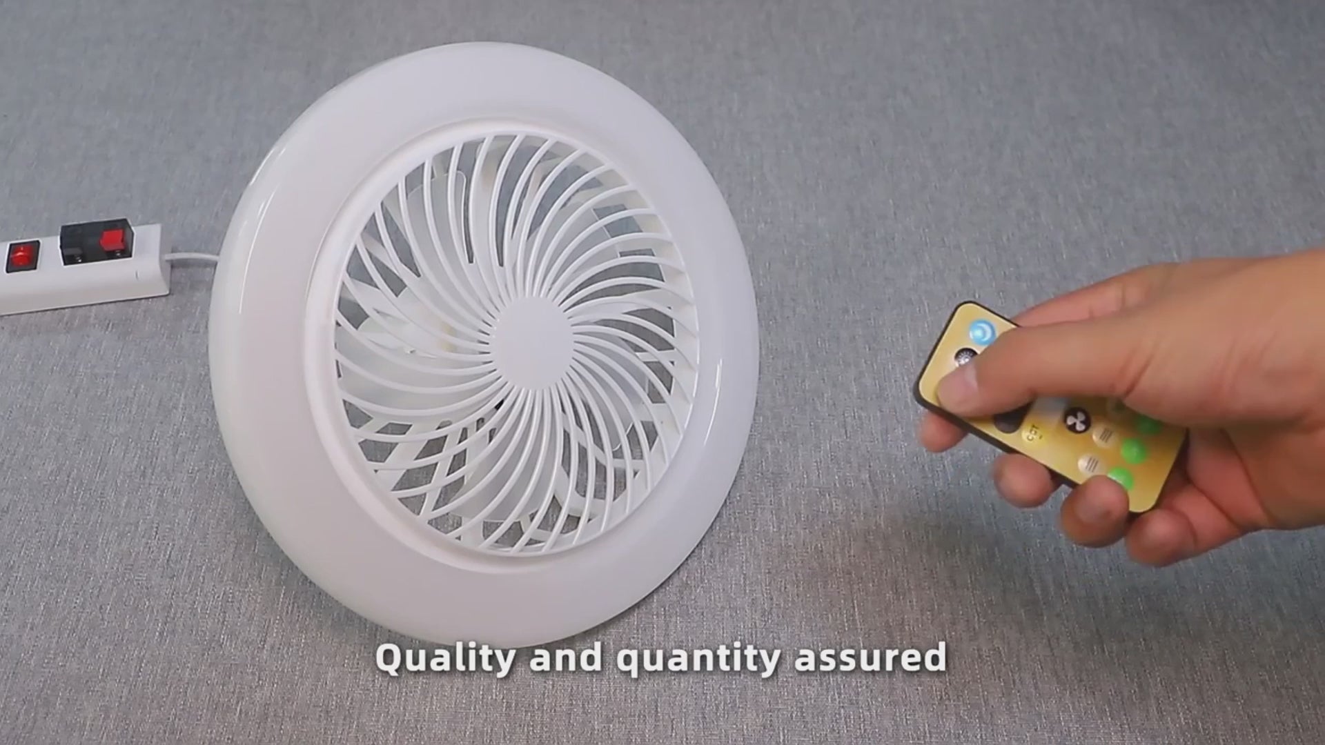 Ventilador de techo LED multifuncional con control remoto